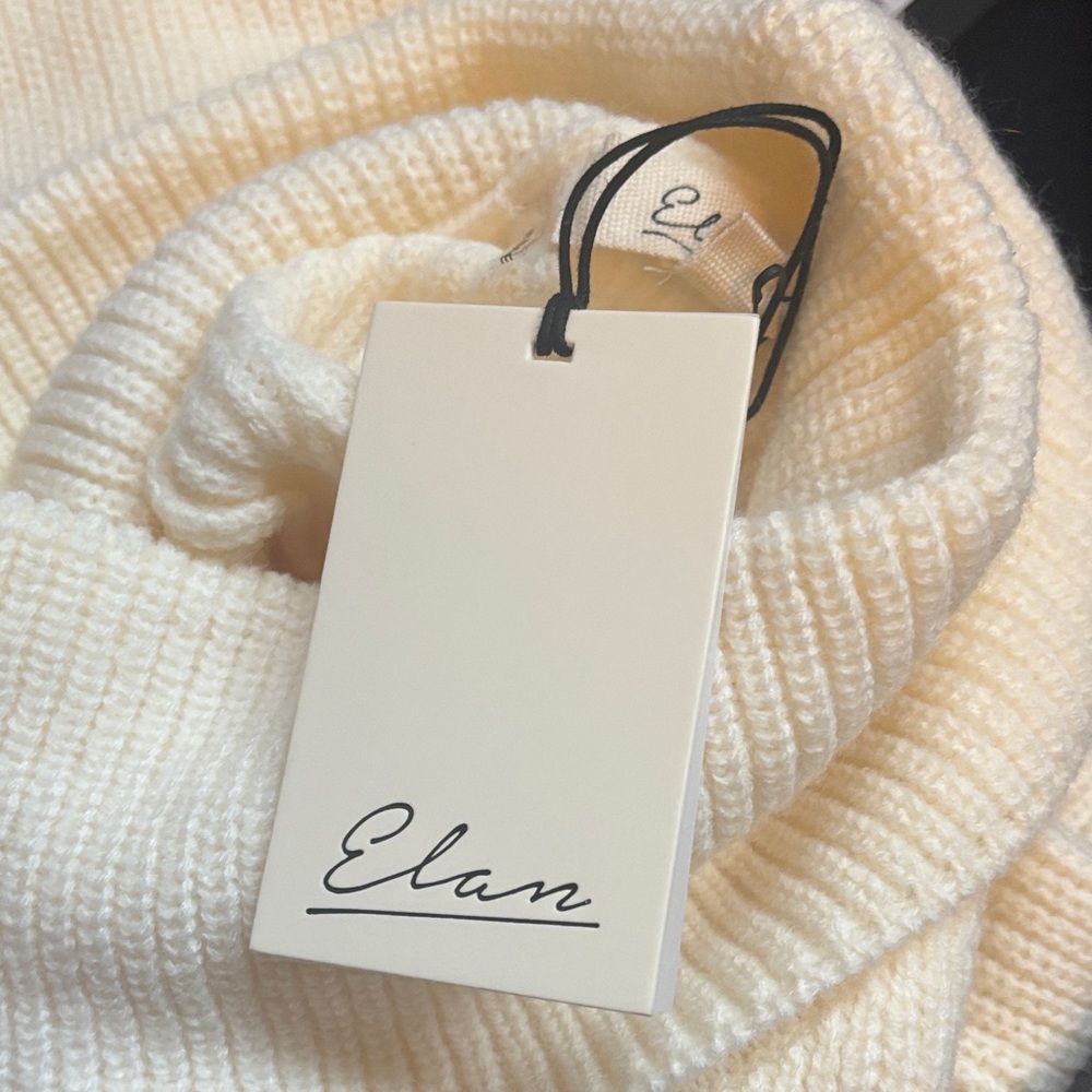 Elan Off-White Turtleneck Sweater - Picture 6 of 6